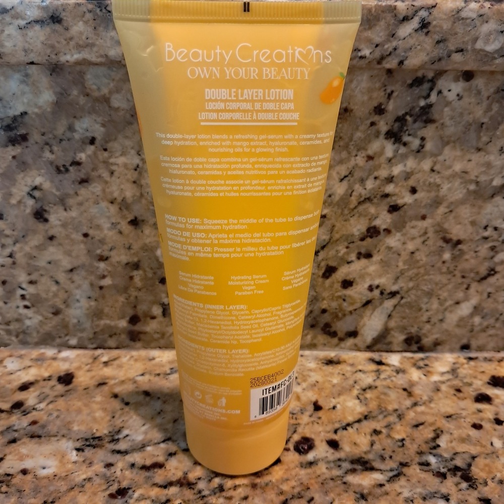 Beauty Creations Double Layer Lotion Mango With It - Picture 2 of 2
